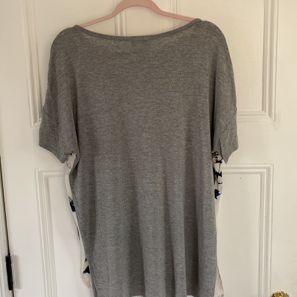 Go Fish silk oversized tee. Size M - Picture 4 of 6